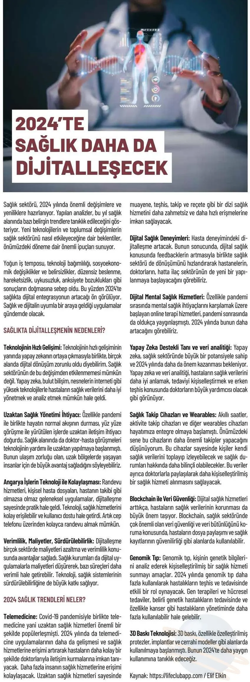 Lab Medya 2024'Te Sağlik Daha Da Dijitalleşecek