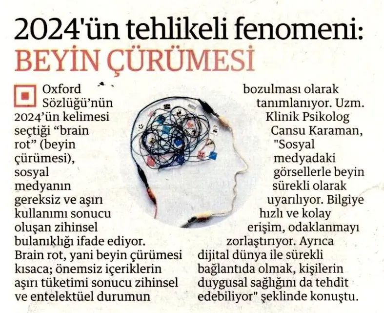 2024'ün Tehlikeli Fenomeni Beyin Çürümesi - Yeni Şafak Gazetesi
