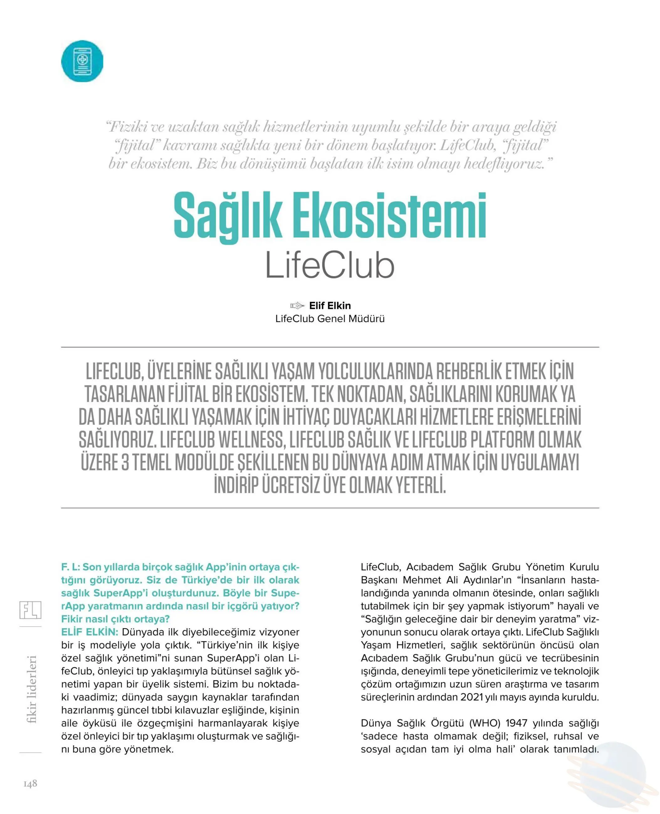 Fikir Liderleri Sağlik Ekosistemi Lifeclub